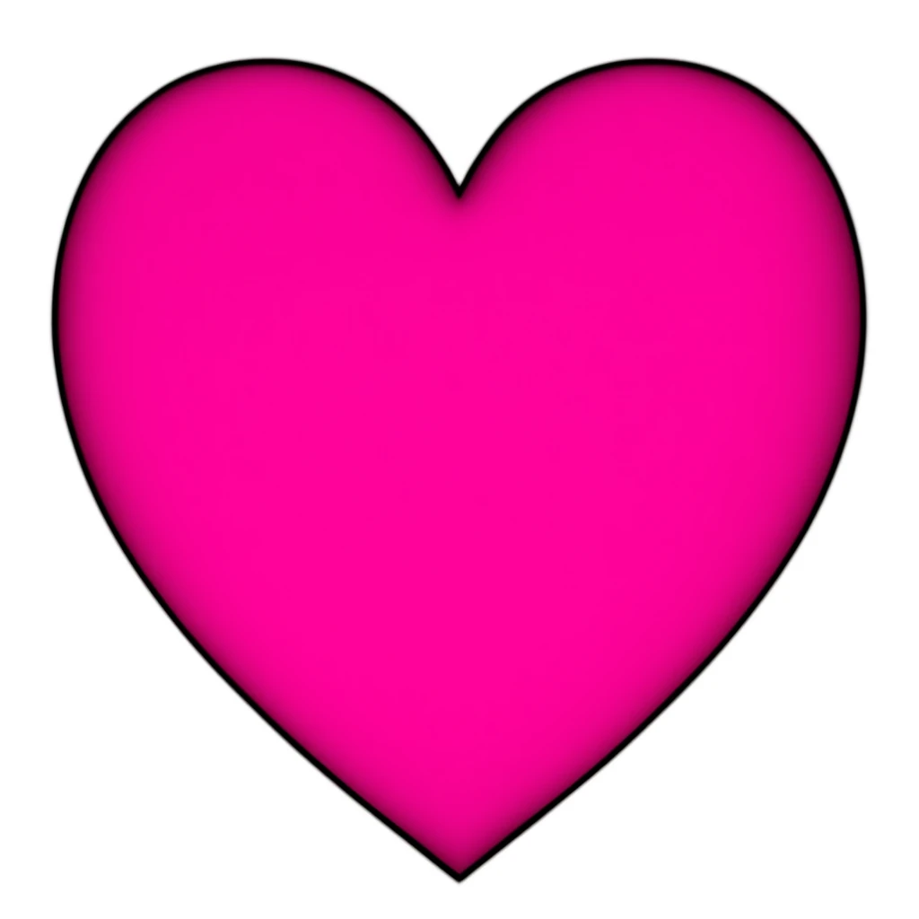 goth pink heart, remove background emoji