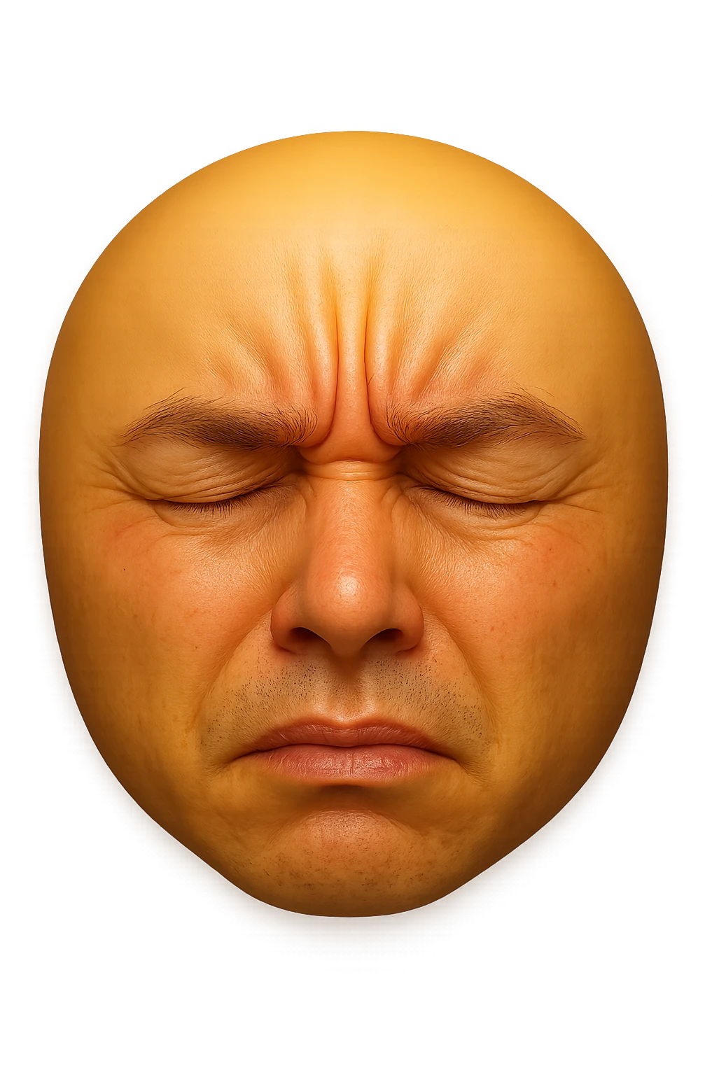 emoji stile iphone di mal di testa, iperrealistico 4k emoji