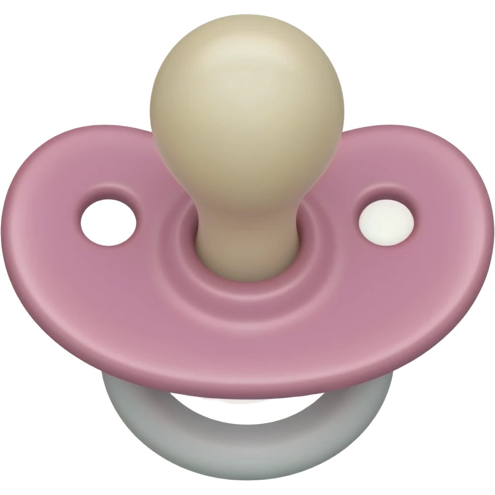 light pink baby pacifier emoji