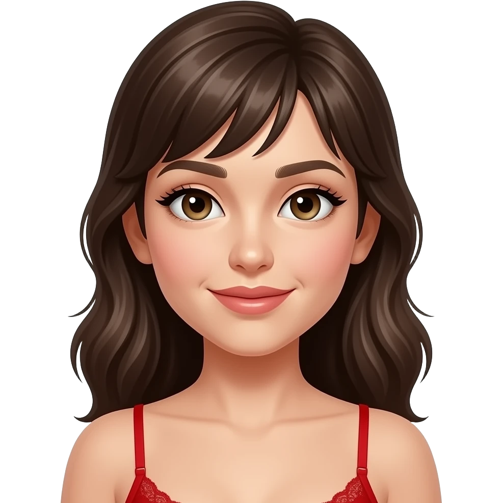 Red lace women’s thong underwear emoji emoji