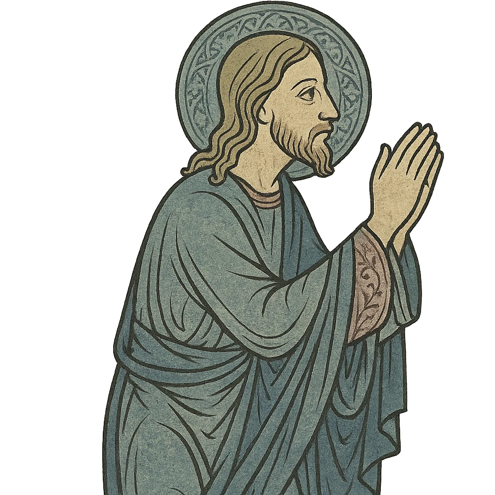 jesus praying  emoji