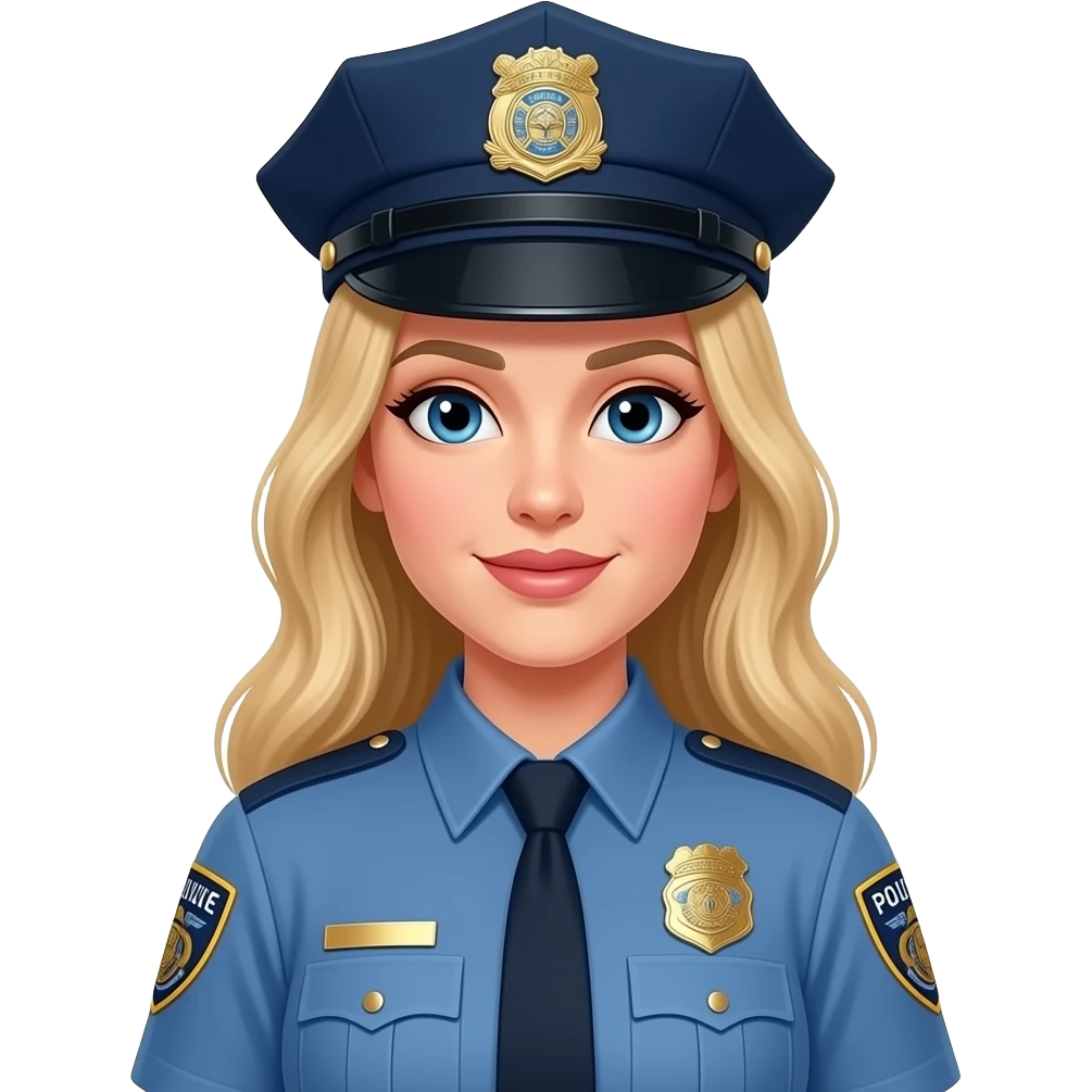 Police women stripper emoji