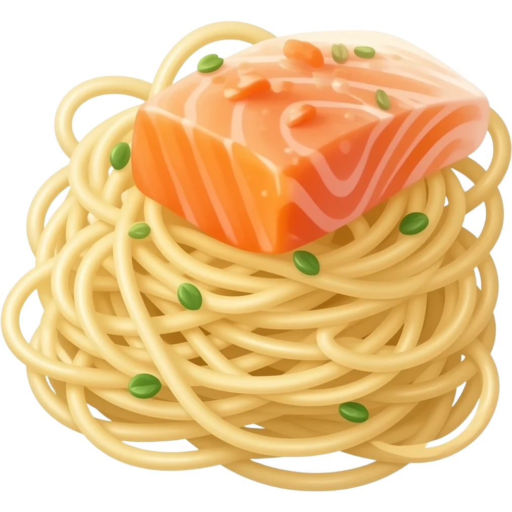 Linguine salmone emoji