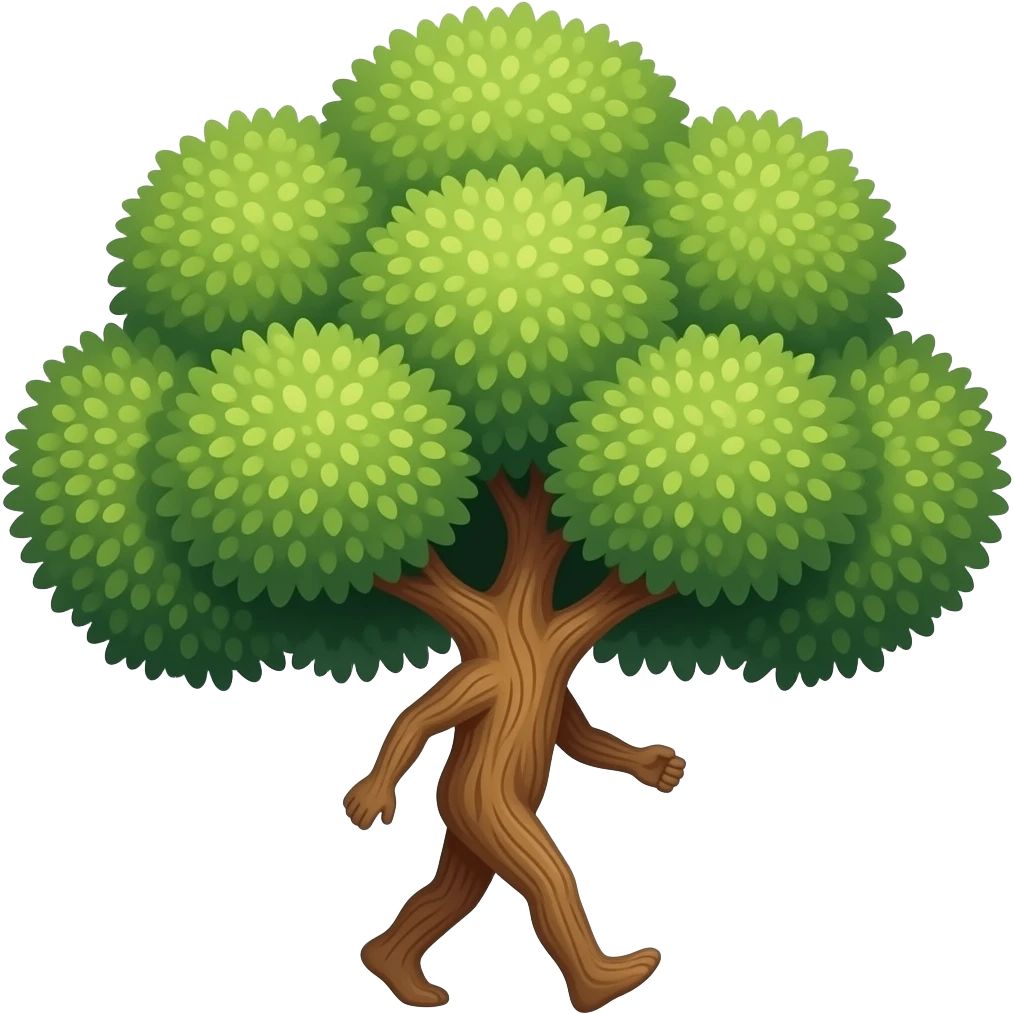 Walking tree emoji