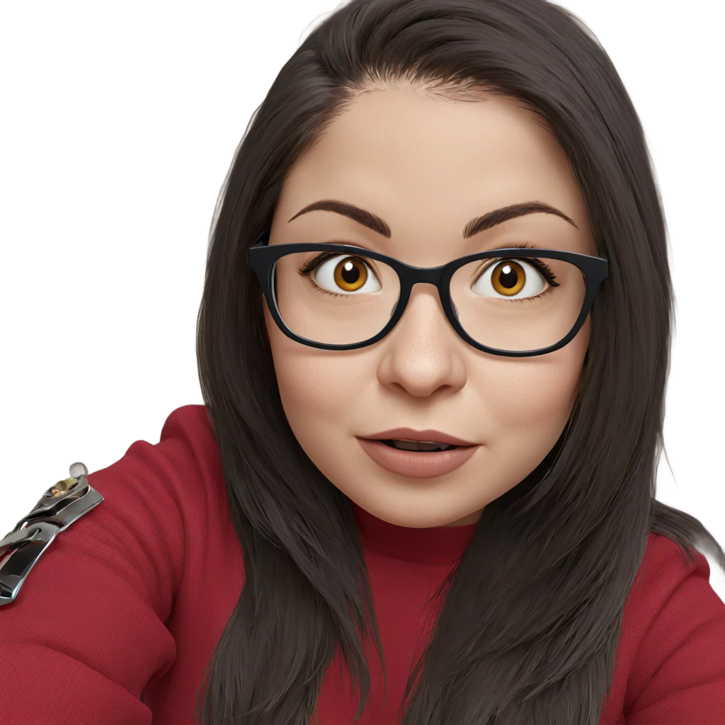 realistic portrait of girl emoji