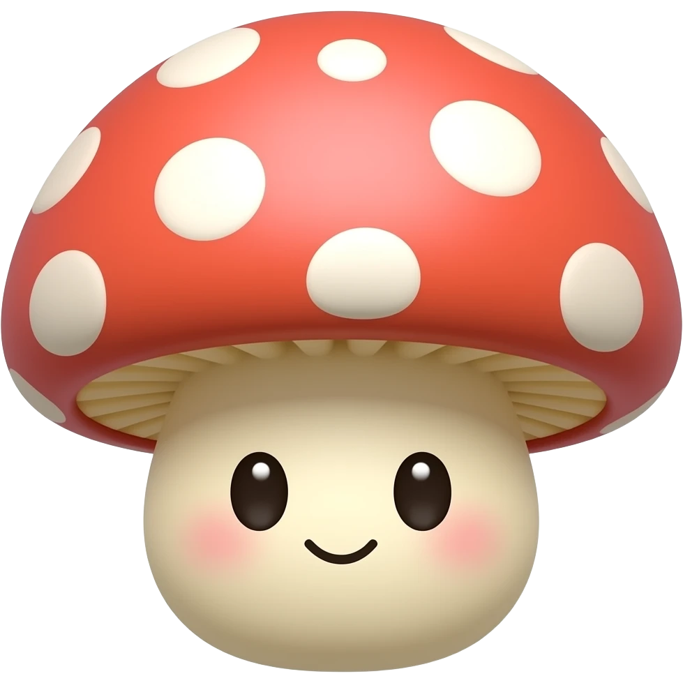 Kawaii champiñon emoji