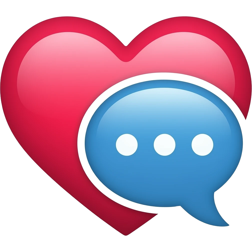 dating social app logo emoji