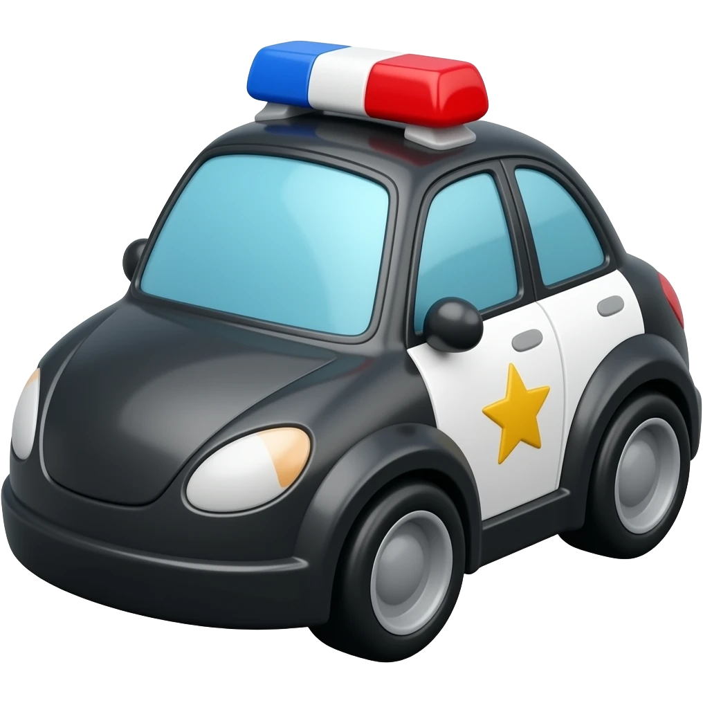 toy police car emoji