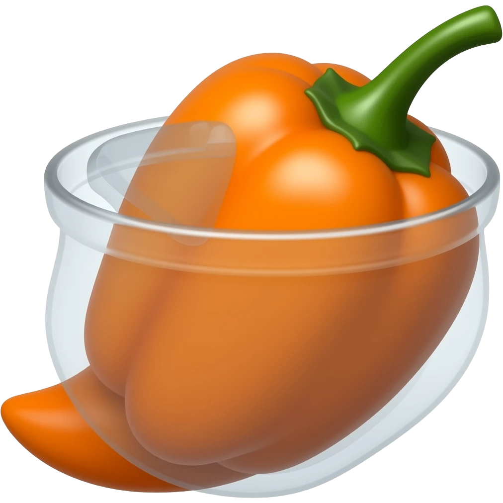 orange habanero in the pot emoji