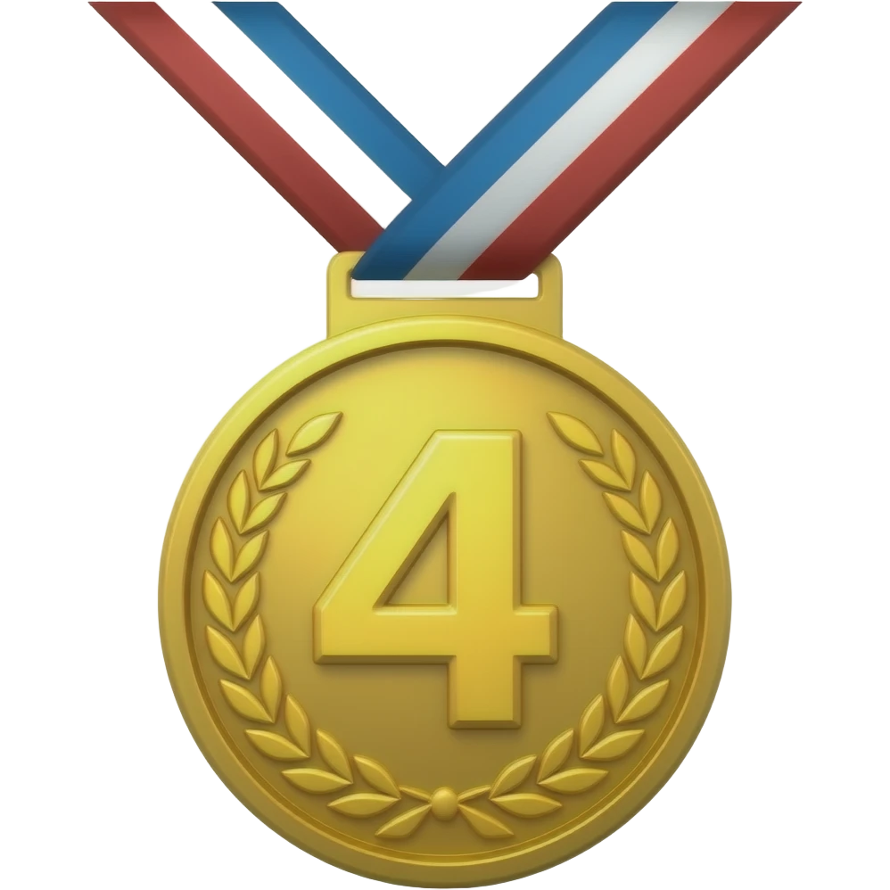 4th Place Medal emoji