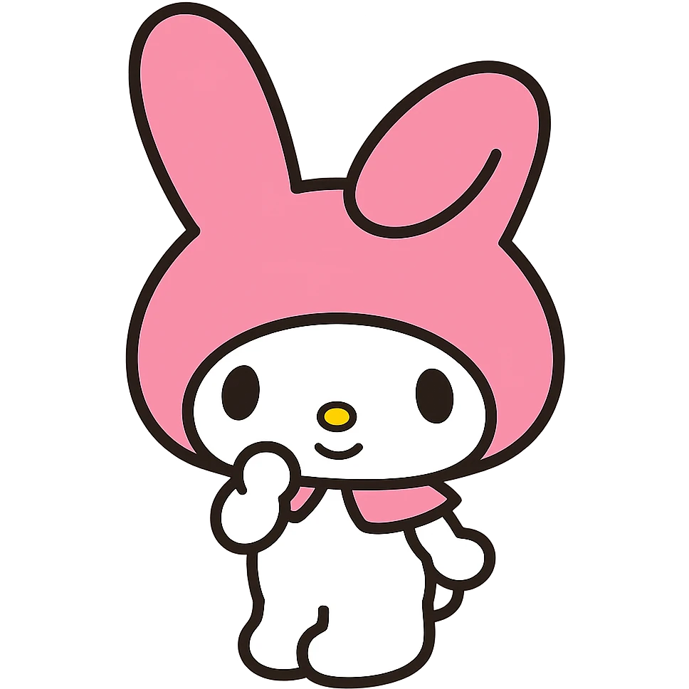 Extract only the main character from the image, remove the background and all other elements, and provide the character with a transparent background. emoji