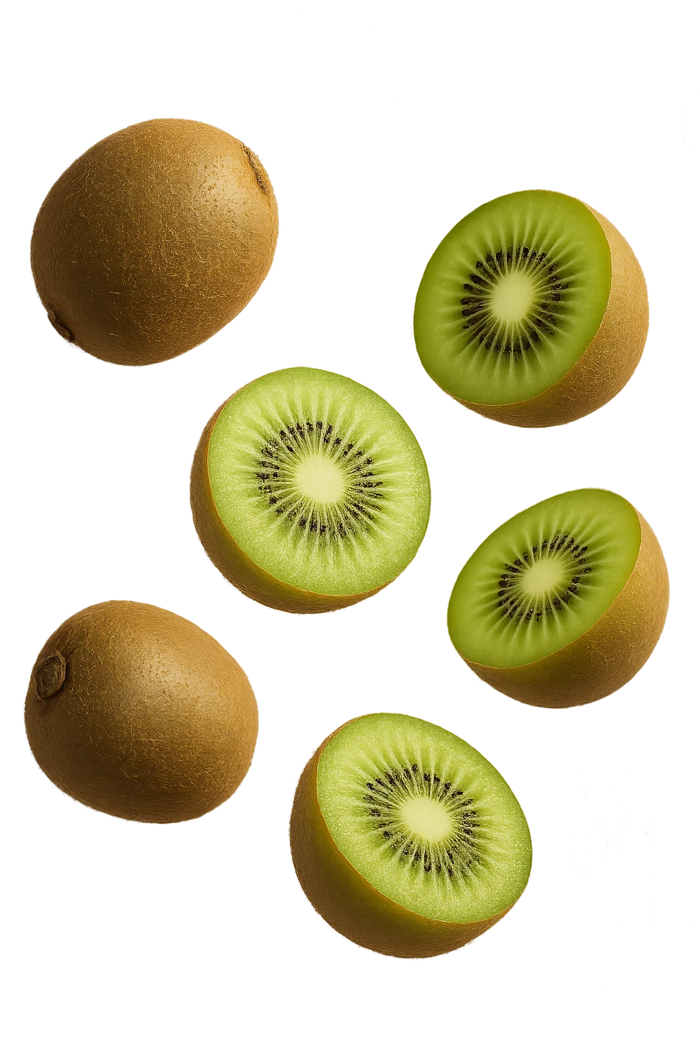 kiwi fluttuano in aria emoji
