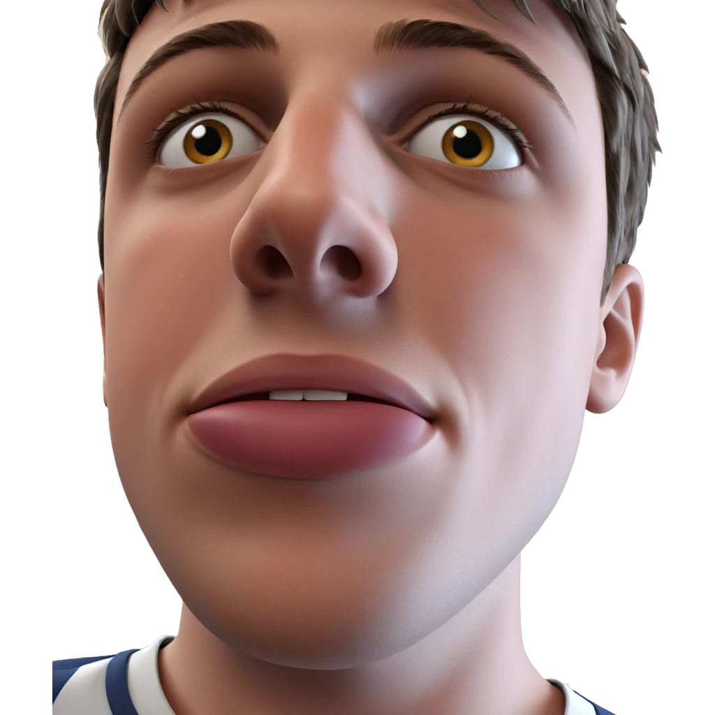 realistic portrait of a boy emoji