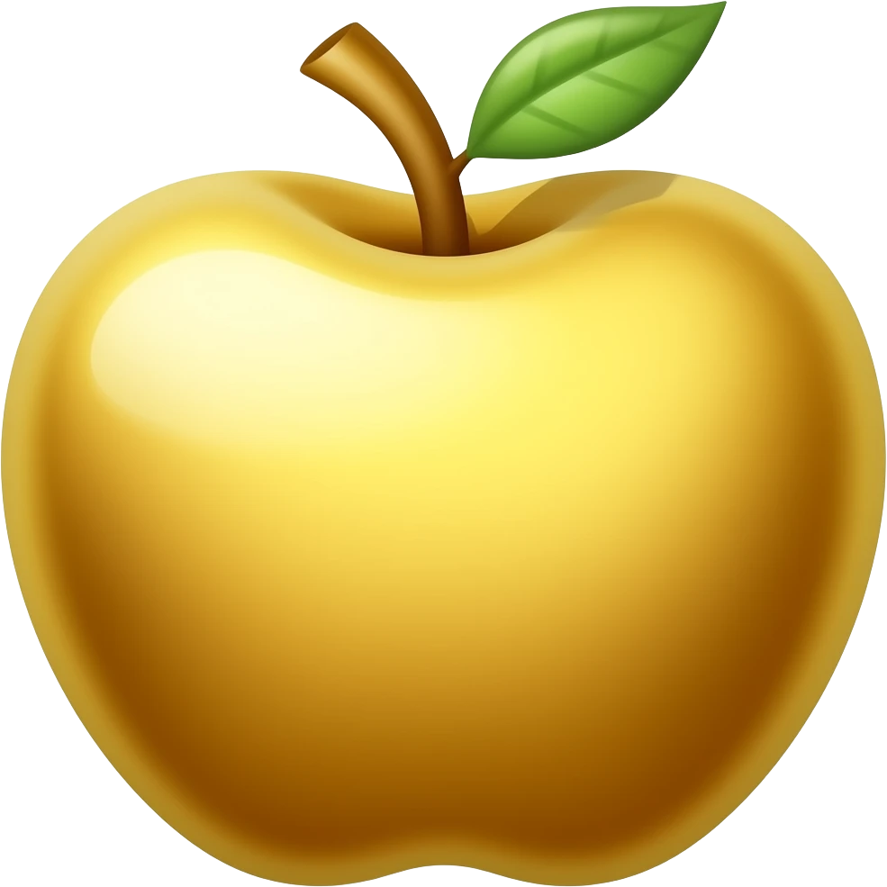 Golden apple trophy emoji