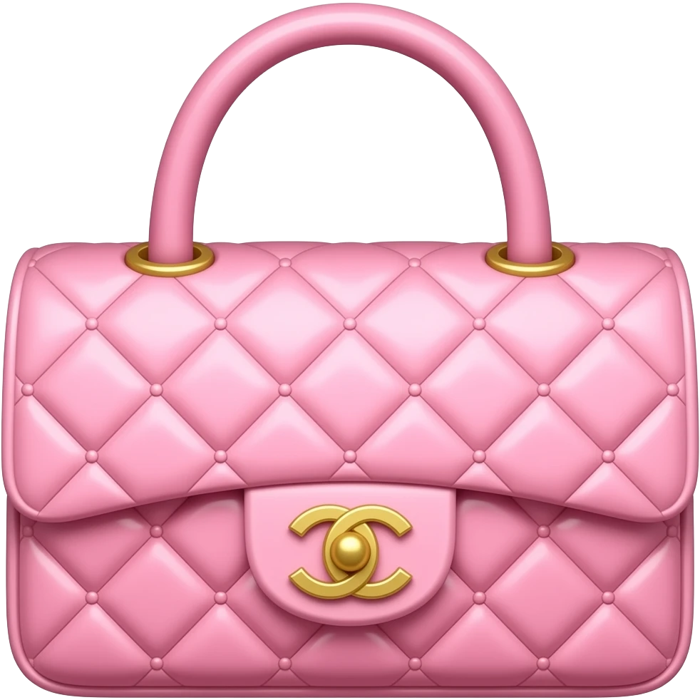 chanel pink bag emoji