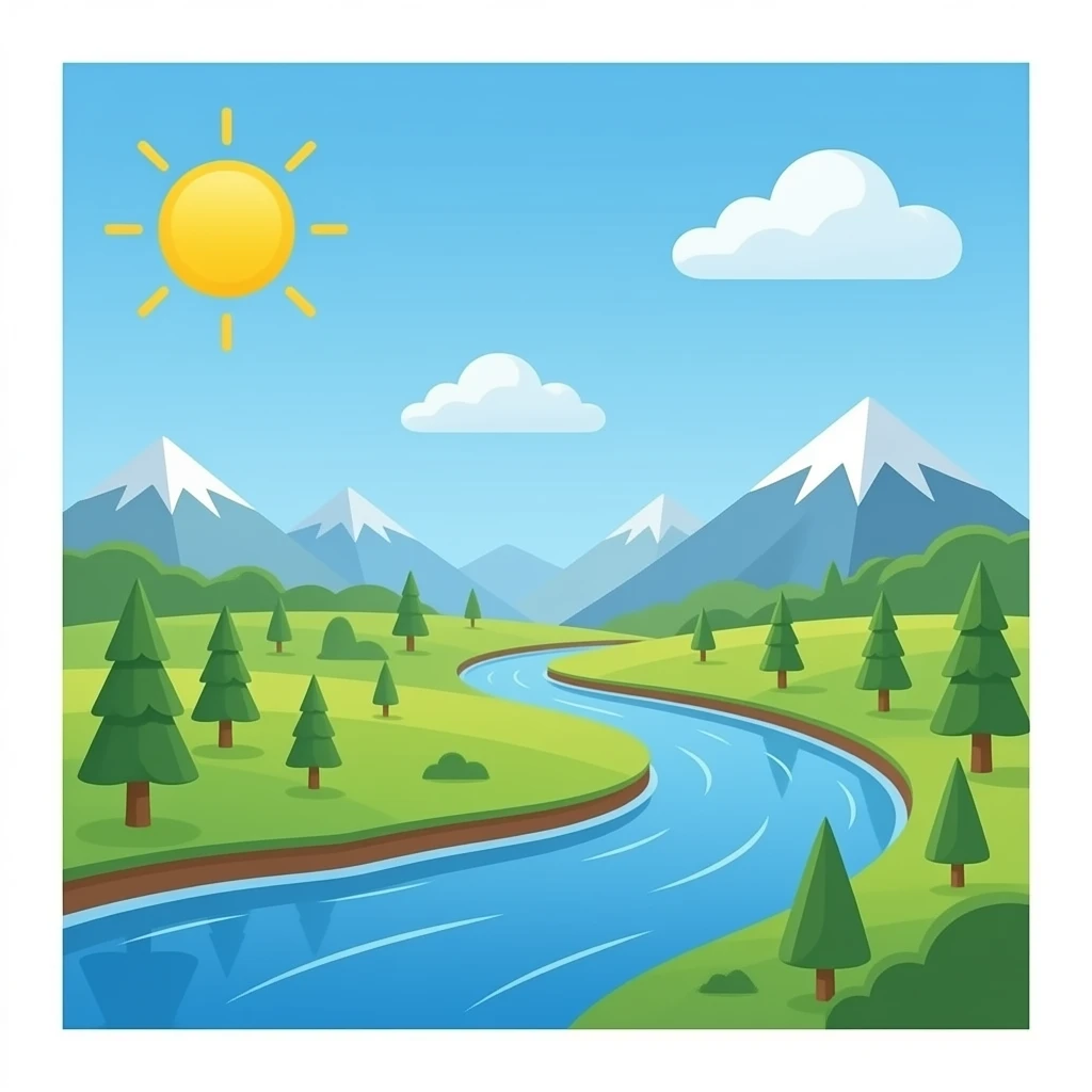 a strip of land emoji