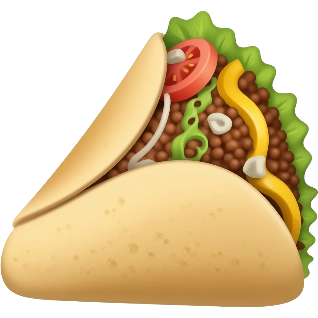 a simple arabian shawarma emoji