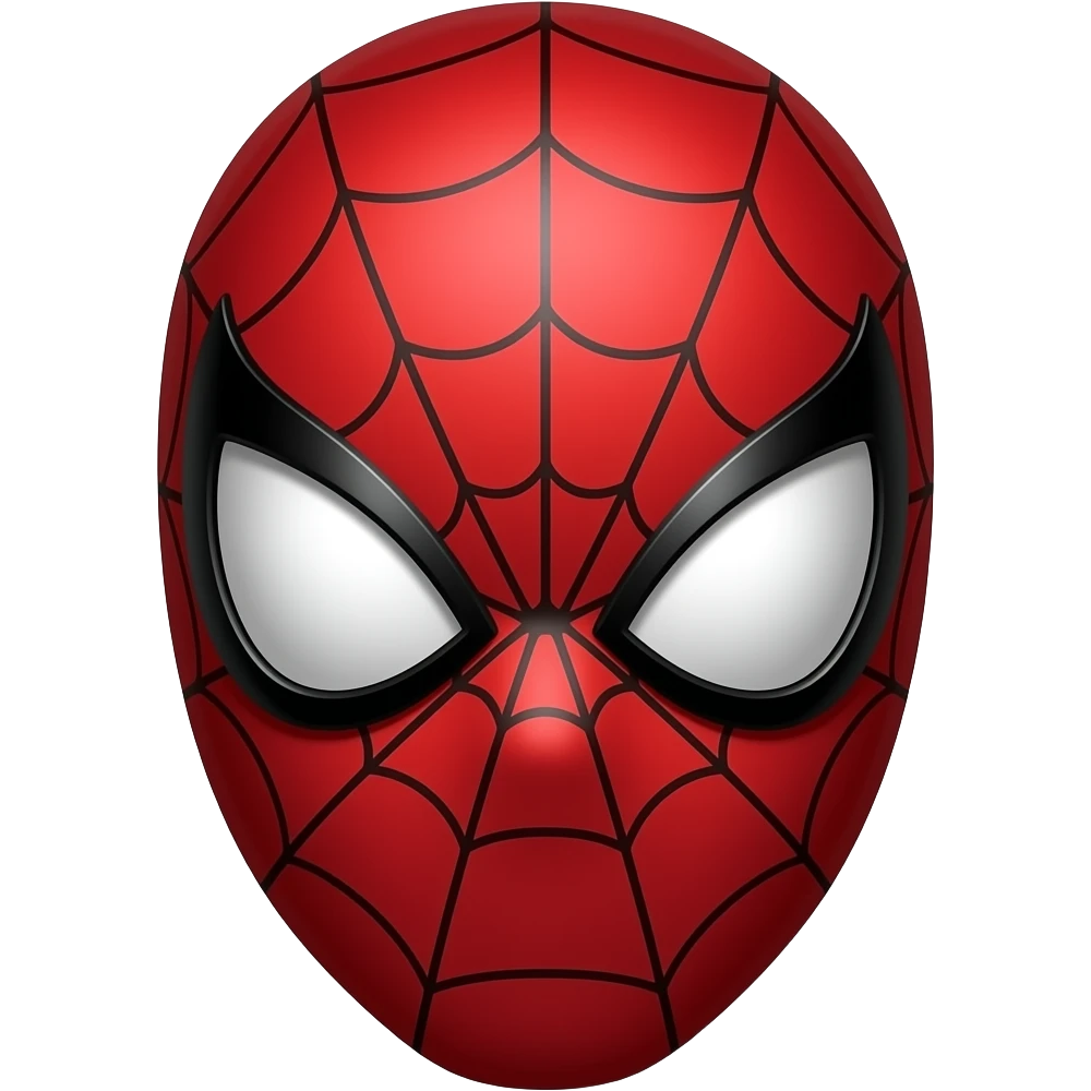 Spiderman mask emoji