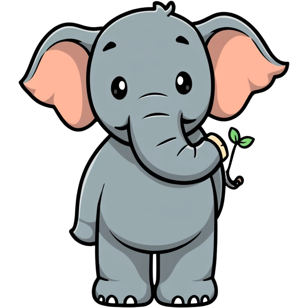 man with elephant features emoji
