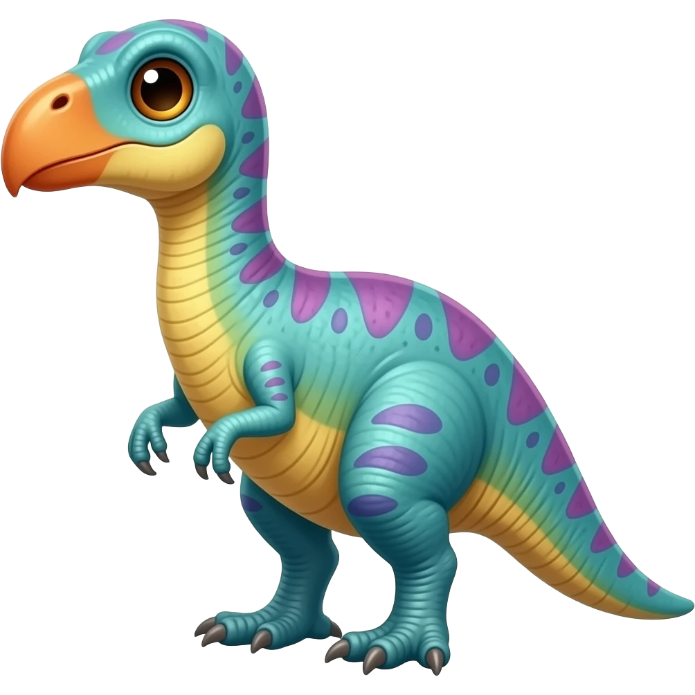 Dinosaur colour full bird emoji
