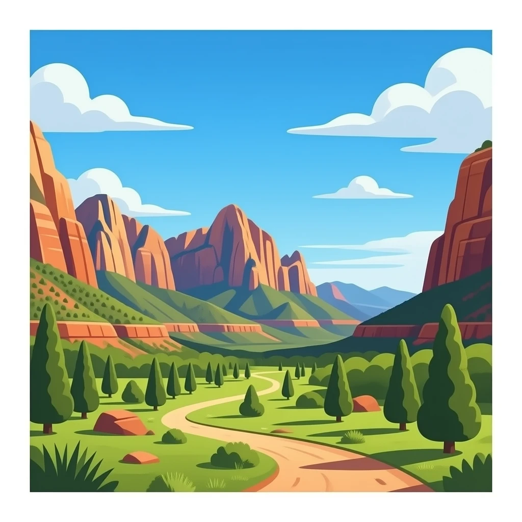 Zion National Park emoji