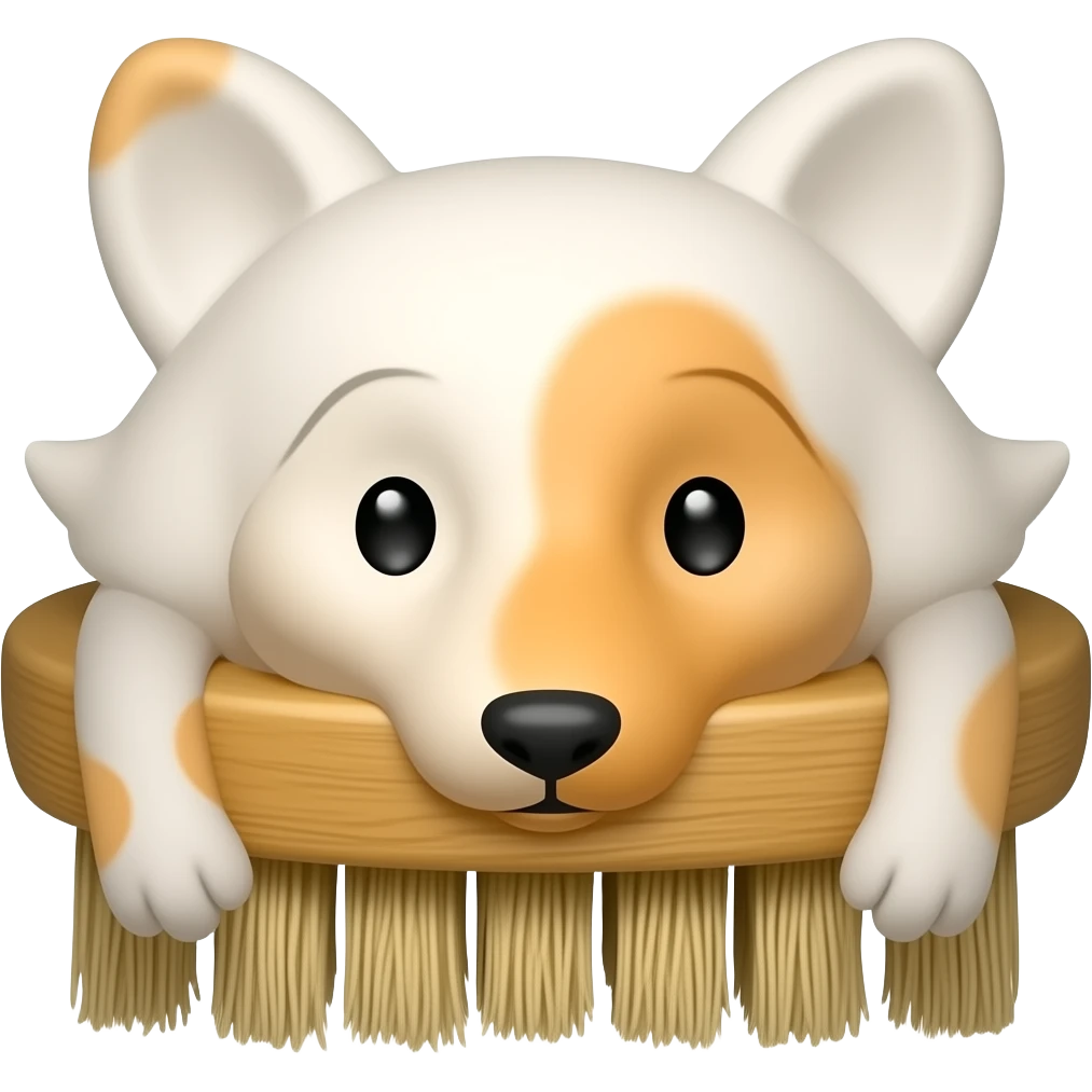 Cepillo para mascotas emoji