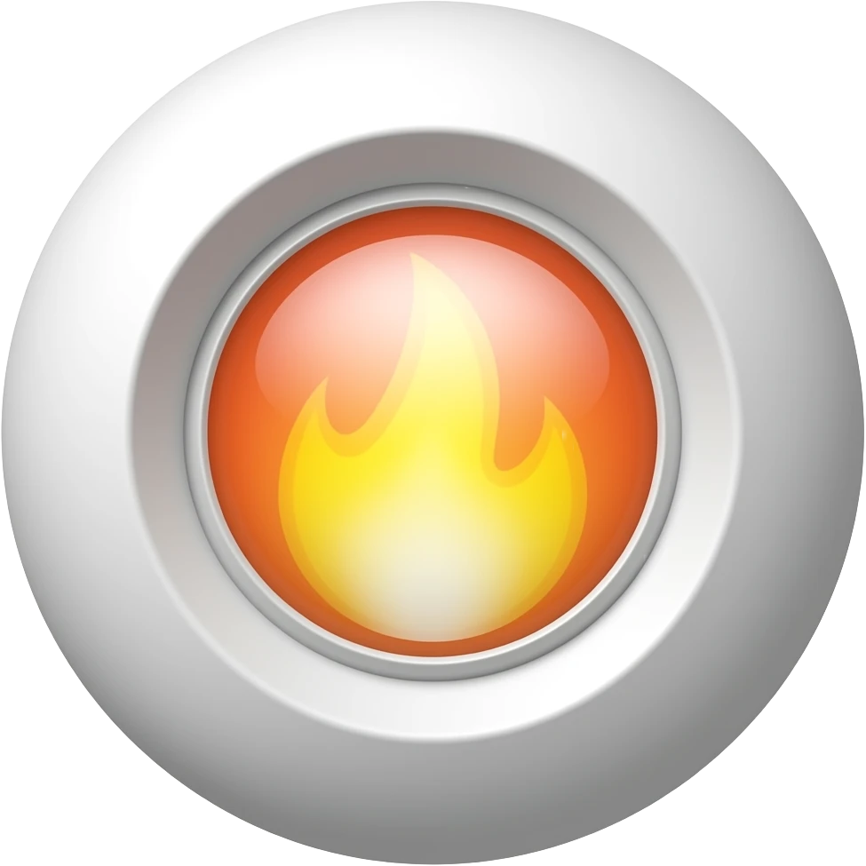 Fire sensor emoji