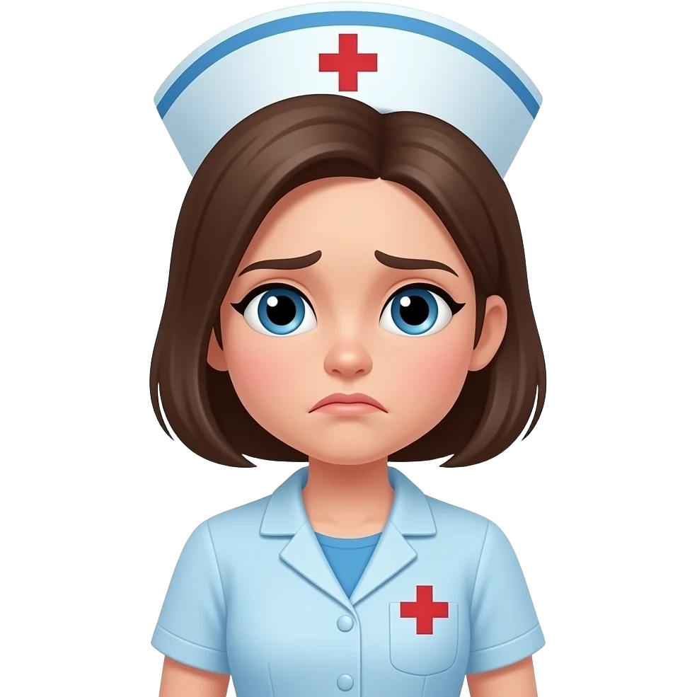 nurse upset emoji