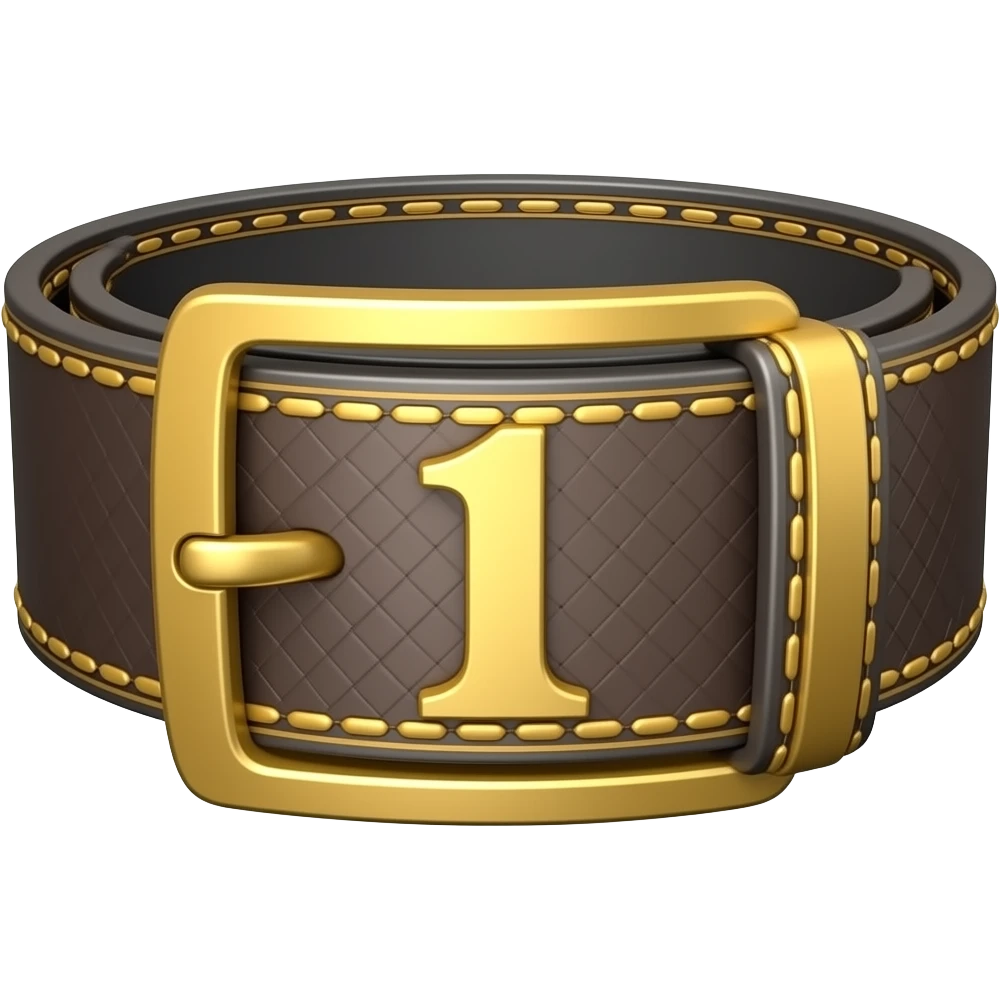 remove the WW from the title belt. Remove the roman numeral 1 from the arm and put it in the middle of the title belt emoji