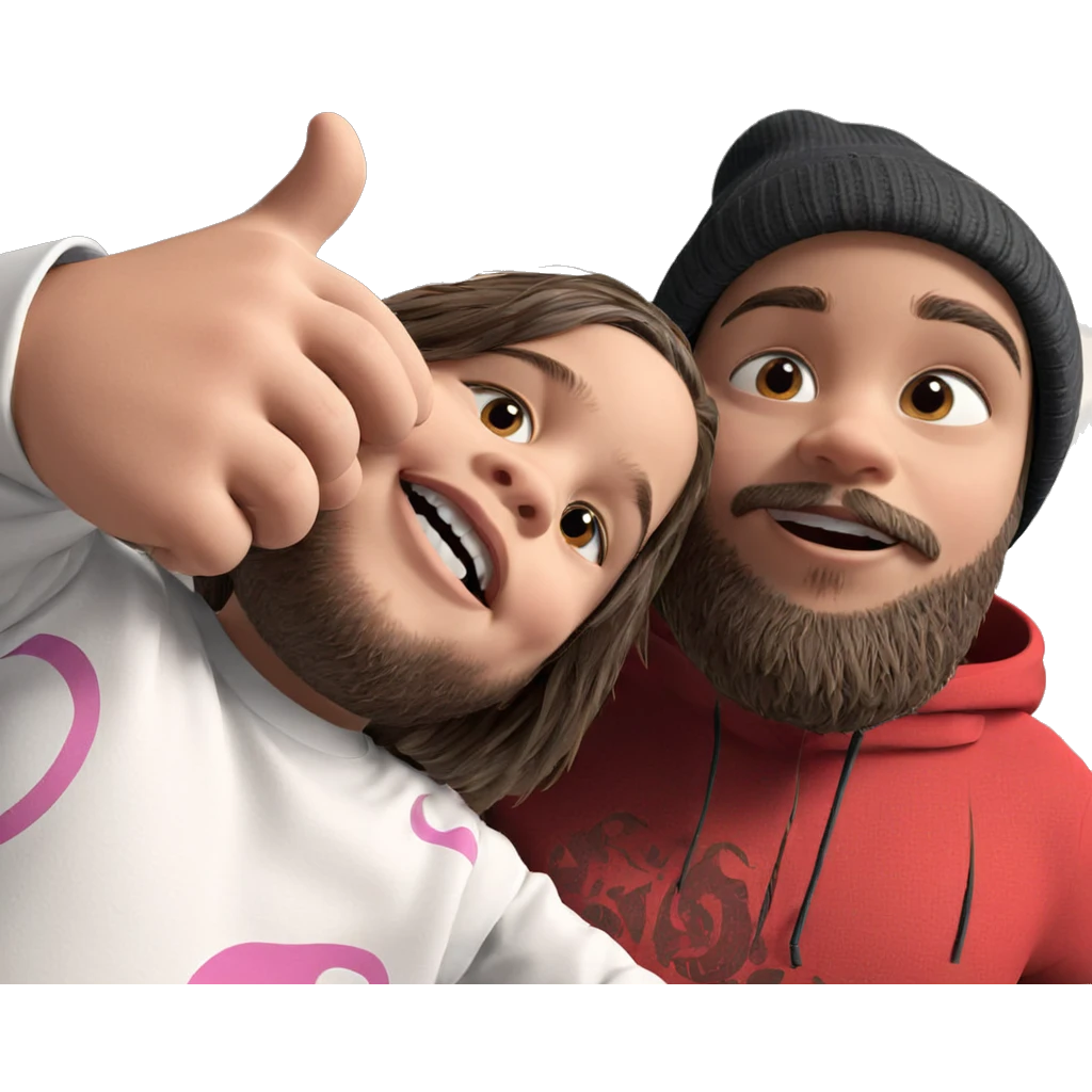 bearded boy in beanie emoji