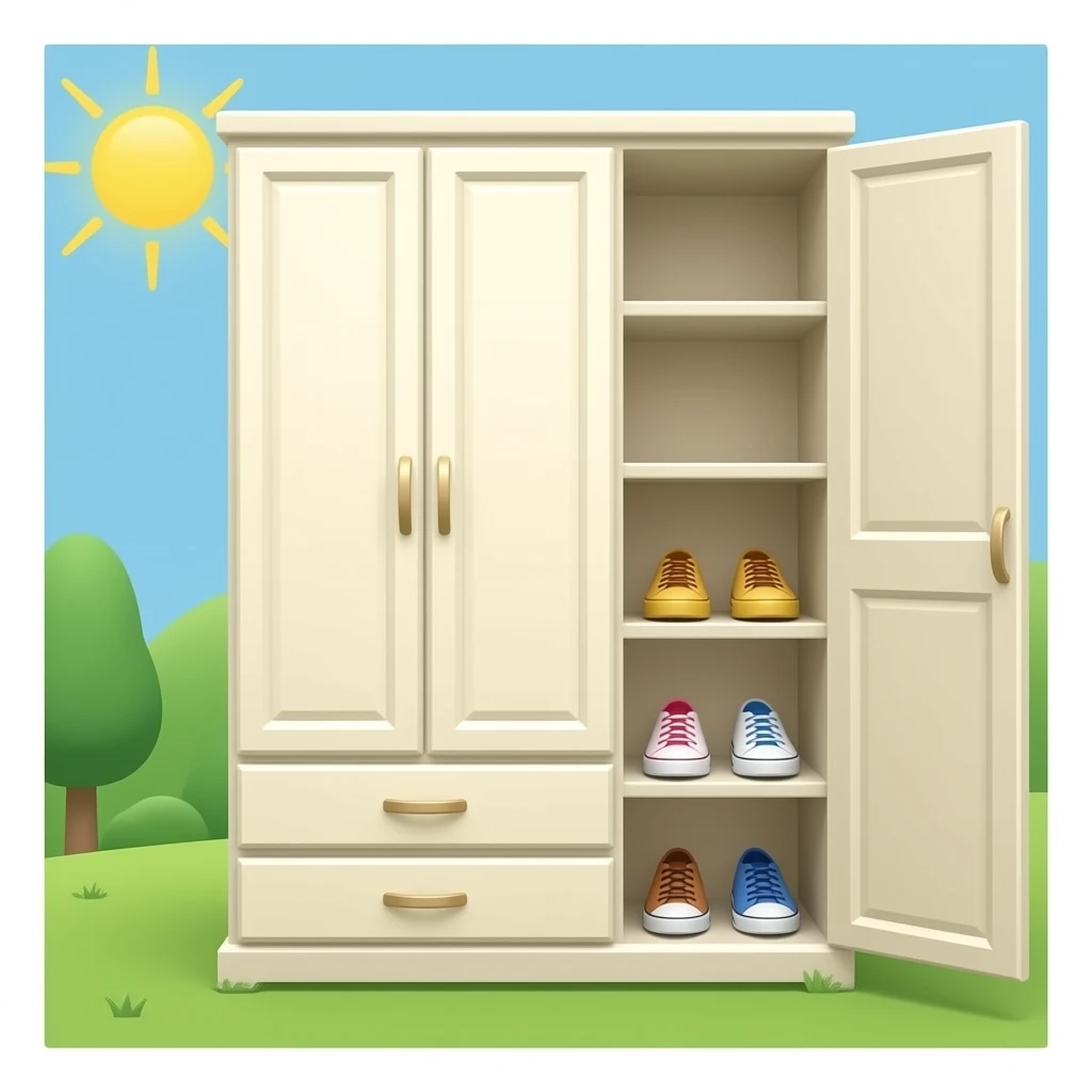 shoes wardrobe cream color the wardrobe emoji
