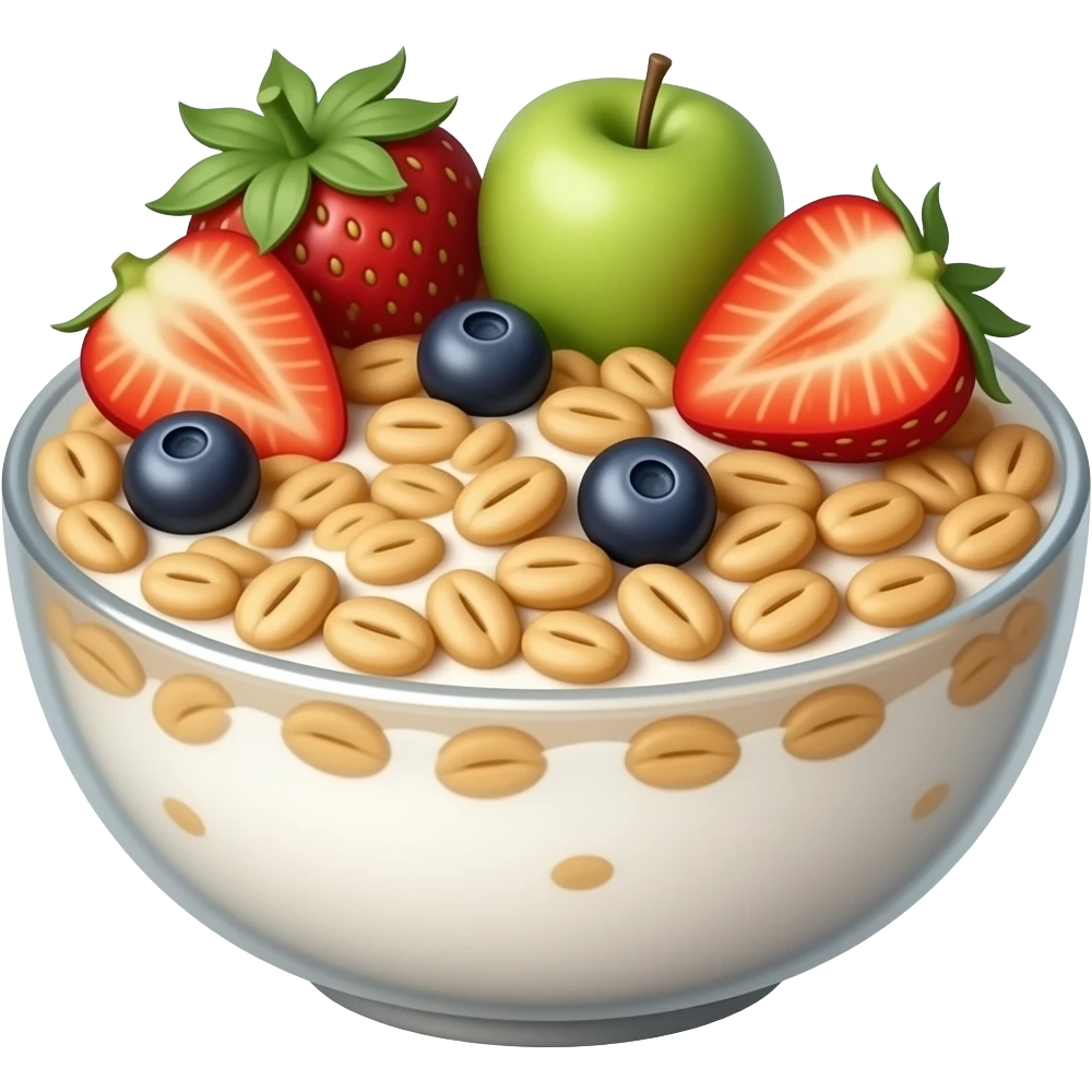 Müsli fruit bowl emoji