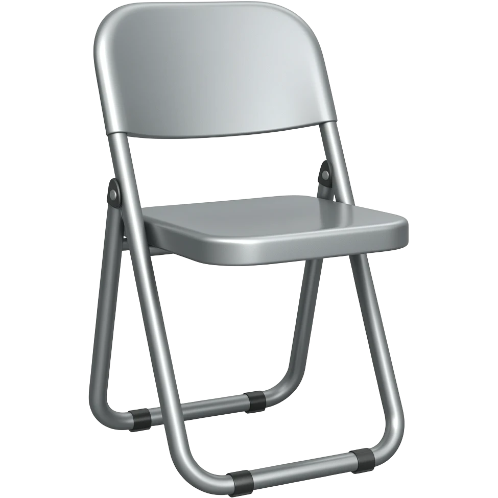 metal folded chair emoji
