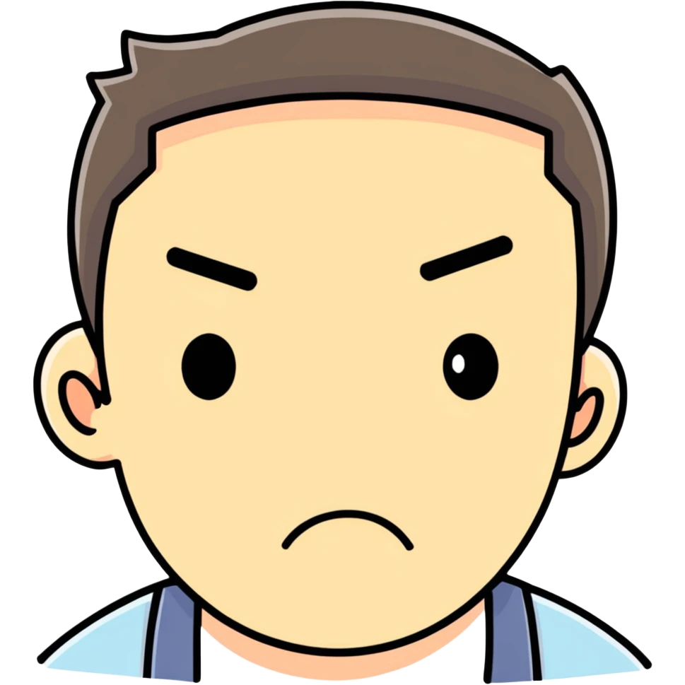 Funny meme of a person looking annoyed  emoji
