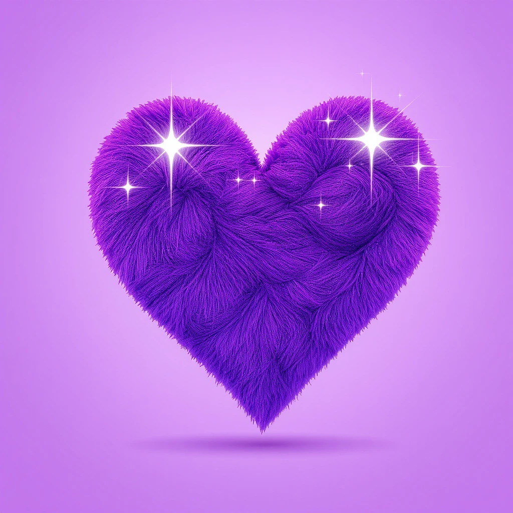purple heart emoji emoji