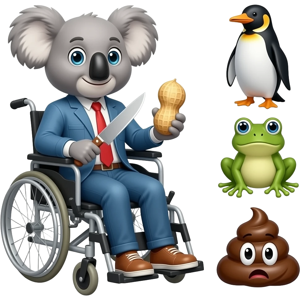 🥜🐨🐧🐸👨‍🦼🦆😱💩 oh my gosh 🐨🤔🐸🍫🔪🥜 Great job emoji