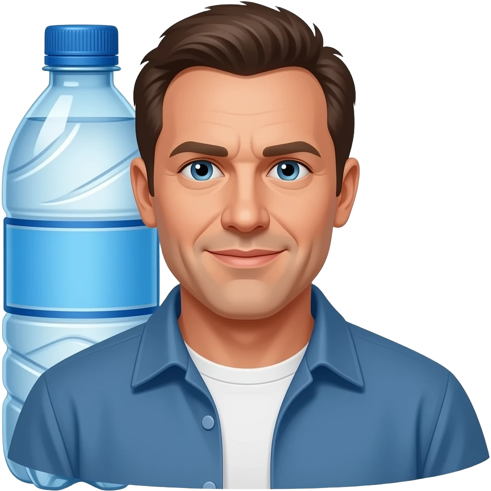 Bottle of water Adam sandler emoji