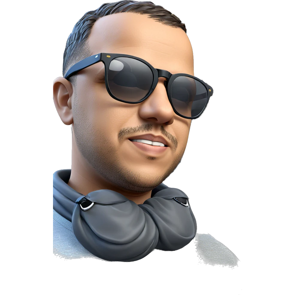 cool dude with shades emoji