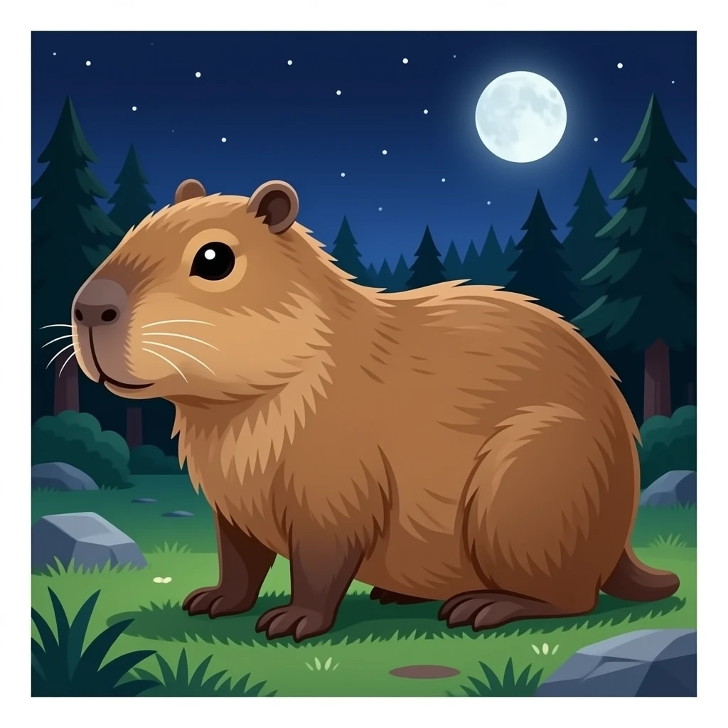 capybara in stranger things emoji