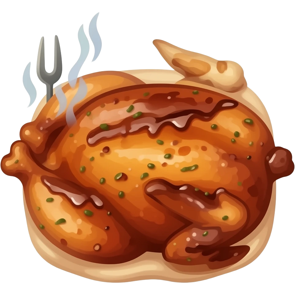 BBQ chicken emoji