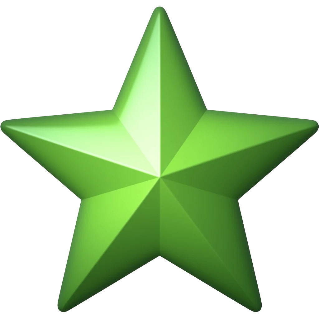 Green Star emoji