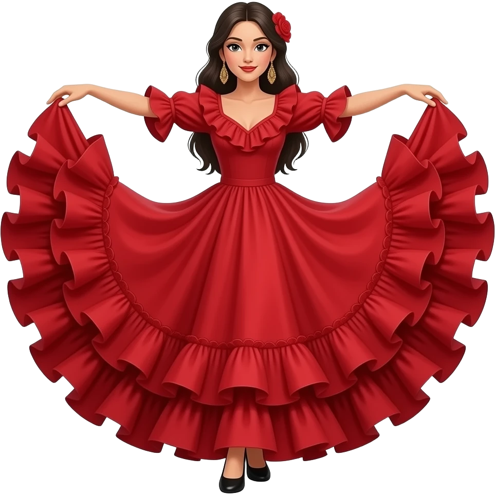 Flamenca bailando ole emoji