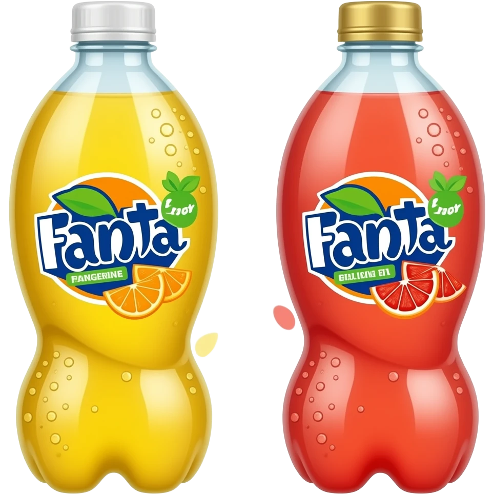 Fanta: Tangerine & Blood Orange emoji