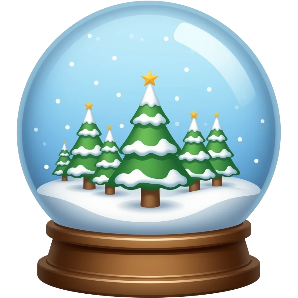 snow globe emoji