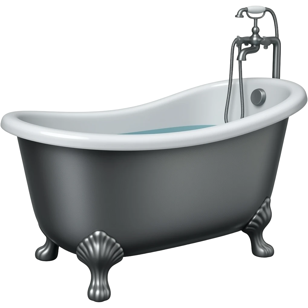 scary metal bathtub emoji