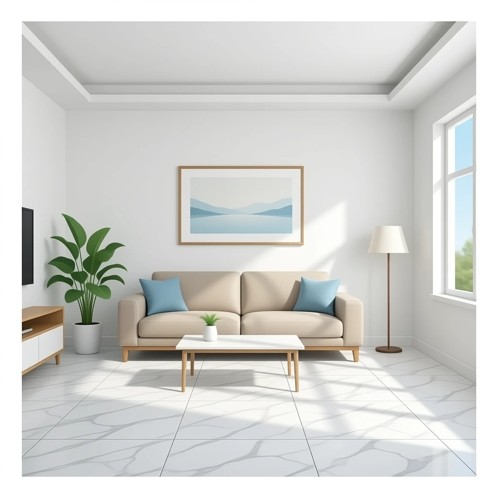 living room marble tiles emoji