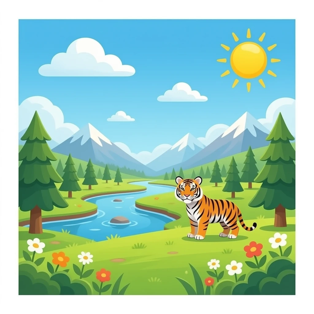 Rishboland Tiger from Genshin Impact emoji