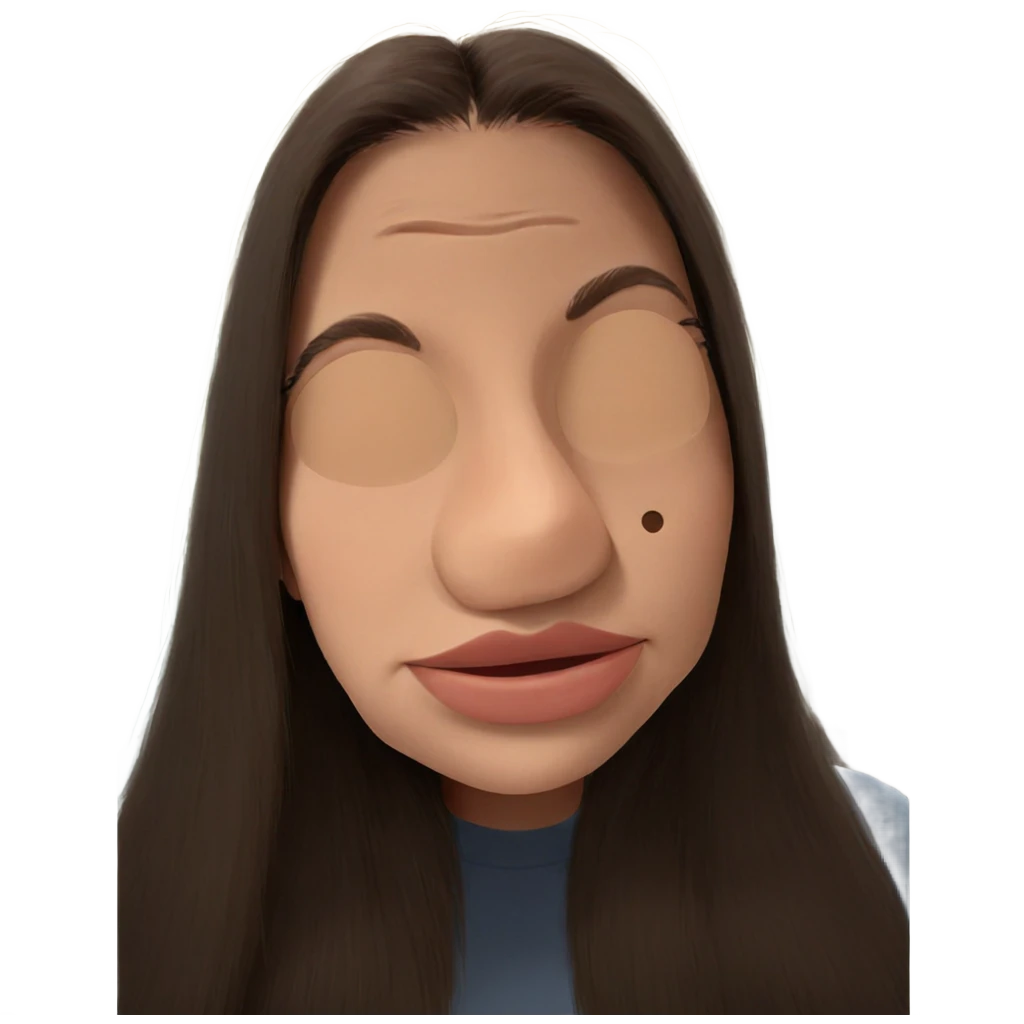 realistic portrait of girl emoji