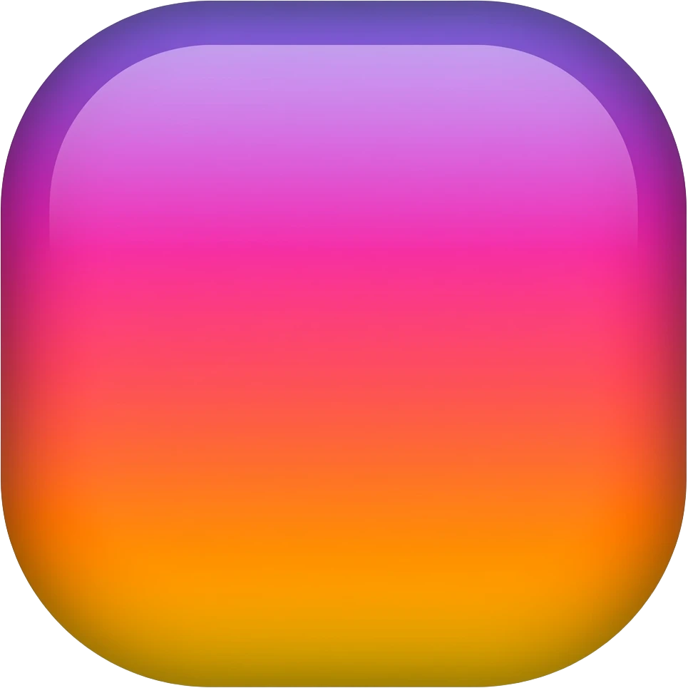2D upload button. graident filled colours purple / pink /red/ orange to yellow emoji