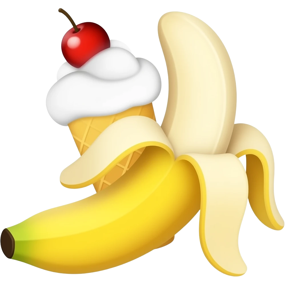 banana split emoji